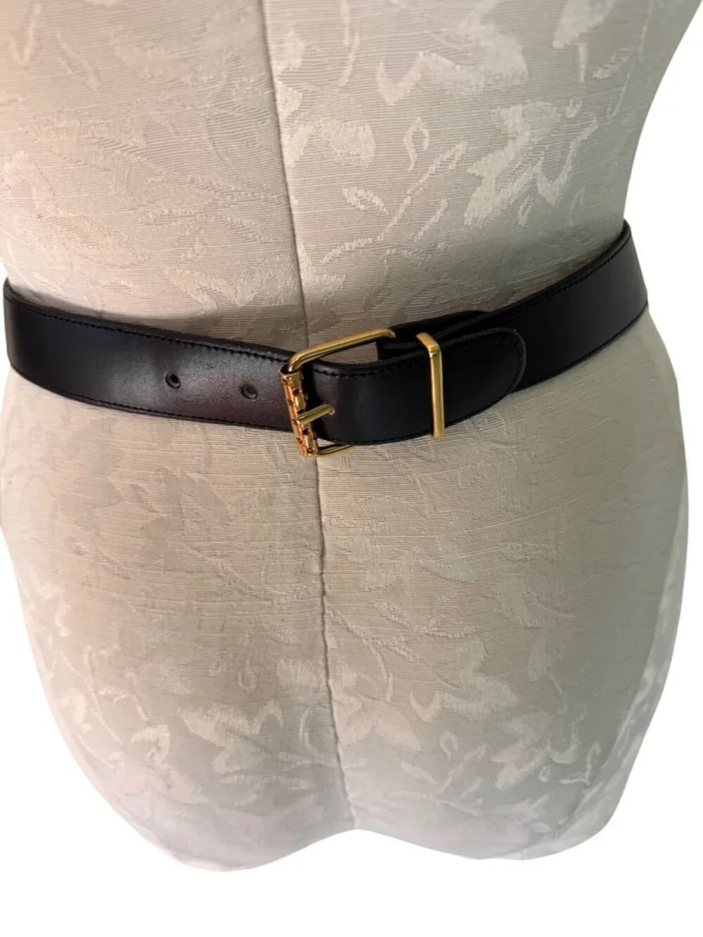 Avignon Womens Statement Belt Size S/M Gold Silver Black 